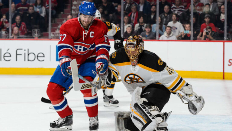 Rivalité entre les Canadiens de Montréal et les Bruins de Boston.