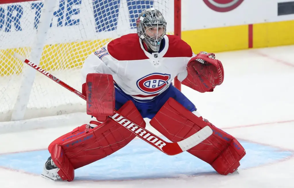 Carey Price qui garde les buts des Canadiens de Montréal.